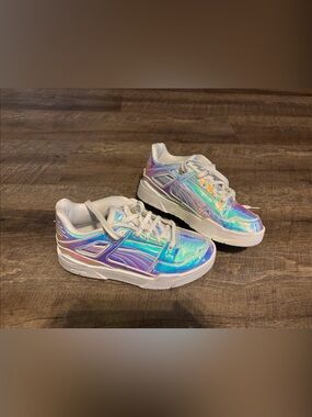 Puma Iridescent Holographic Athletic Sneakers - White